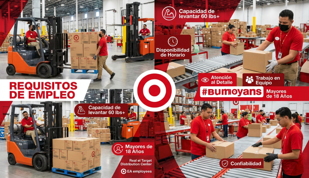 Empleos en Target Distribution Centers USA